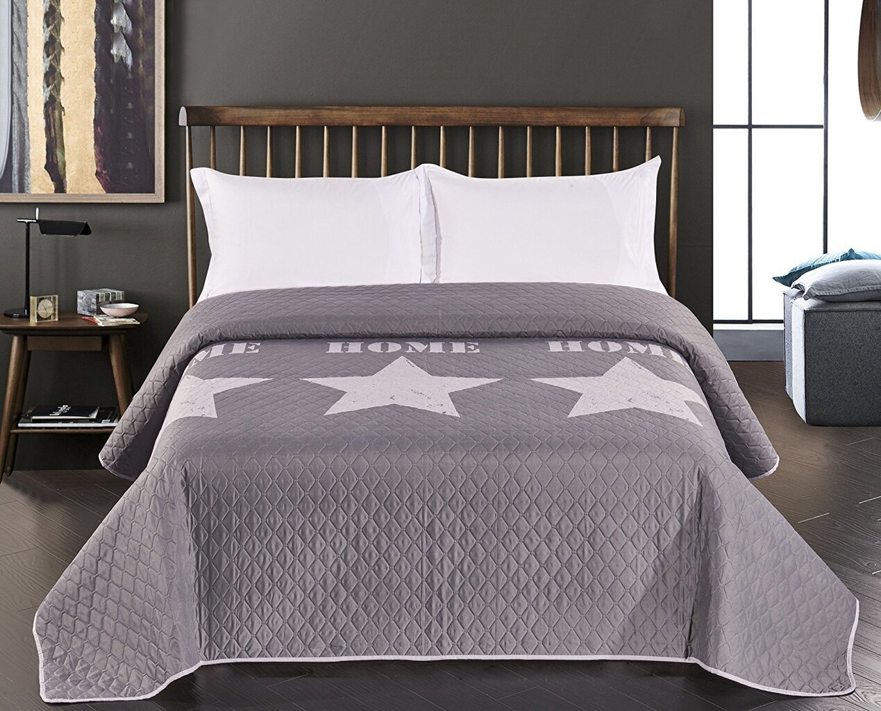 Mikrofiibrist voodikate Starly Steel + SIL 240X260 cm hind ja info | Pleedid, voodikatted ja päevatekid | hansapost.ee