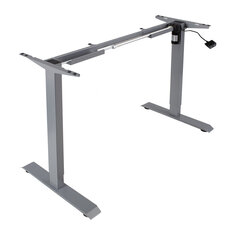 Reguleeritavad lauajalad ERGO 130 cm, hõbedane hind ja info | Arvutilauad, kirjutuslauad | hansapost.ee