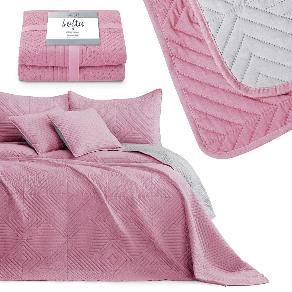 Kahepoolne voodikate Amelia Home Softa, 220x240 cm цена и информация | Pleedid, voodikatted ja päevatekid | hansapost.ee