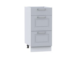 Напольный кухонный шкаф NATALIA D40S/3, серый цвет цена и информация | Кухонные шкафчики | hansapost.ee