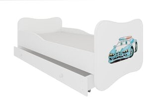 Детская кровать Gonzalo Police Car 160x80см + Матрас + Ящик цена и информация | Детские кровати | hansapost.ee