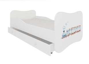 Детская кровать Gonzalo Railway 160x80см + Матрас + Ящик цена и информация | Детские кровати | hansapost.ee