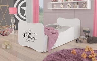 Детская кровать Gonzalo Princess Black 160x80см + Матрас + Ящик цена и информация | Детские кровати | hansapost.ee