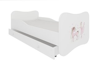 Кровать Gonzalo Ballerina with Unicorn 160x80см + матрас + ящик цена и информация | Детскиe кровати | hansapost.ee