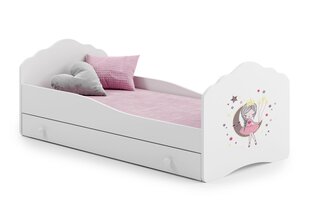 Lastevoodi Casimo Sleeping Princess 160x80cm + madrats + sahtel цена и информация | Детские кровати | hansapost.ee