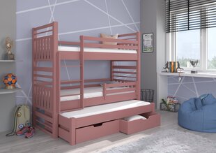 Детская кровать Hippo 208x97x175см, розовая цена и информация | Детские кровати | hansapost.ee