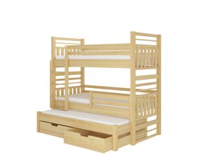 Детская кровать Hippo 190x87x175 см, желтая цена и информация | Детские кровати | hansapost.ee