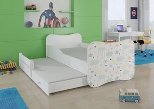 Lastevoodi Gonzalo II Galaxy 160x80cm + madrats цена и информация | Детские кровати | hansapost.ee