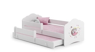 Lastevoodi Casimo II Barrier Sleeping Princess 160x80cm + madrats цена и информация | Детские кровати | hansapost.ee