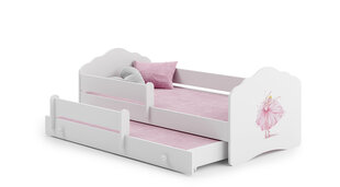 Детская кровать Casimo II Barrier Ballerina 160x80см + Матрас цена и информация | Детские кровати | hansapost.ee