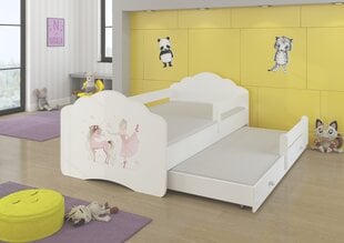 Детская кровать Casimo II Ballerina with Unicorn 160x80см + матрас цена и информация | Детские кровати | hansapost.ee
