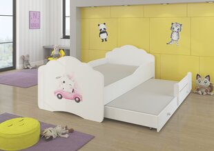 Детская кровать Casimo Cat in a Car 160х80см + матрас цена и информация | Детские кровати | hansapost.ee