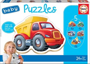 Pusle Baby vehicles, 5 tk. цена и информация | Пазлы | hansapost.ee