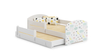 Детская кровать Pepe Barrier Galaxy 160x80см + Матрас цена и информация | Детские кровати | hansapost.ee