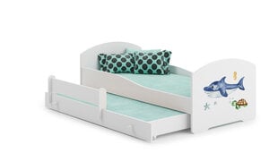 Детская кровать Pepe II Sea Animals 160x80см + Матрас цена и информация | Детские кровати | hansapost.ee