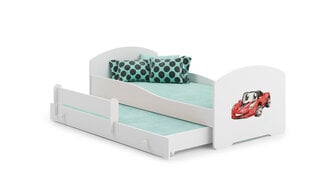 Детская кровать Pepe II Red Car 160x80см + Матрас цена и информация | Детские кровати | hansapost.ee