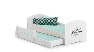Детская кровать Pepe II Princess Black 160x80см + матрас цена и информация | Детские кровати | hansapost.ee
