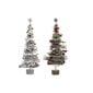 Jõulupuu DKD Home Decor Kask LED (2 tk.) (26 x 26 x 72 cm) hind ja info | Jõulukaunistused | hansapost.ee