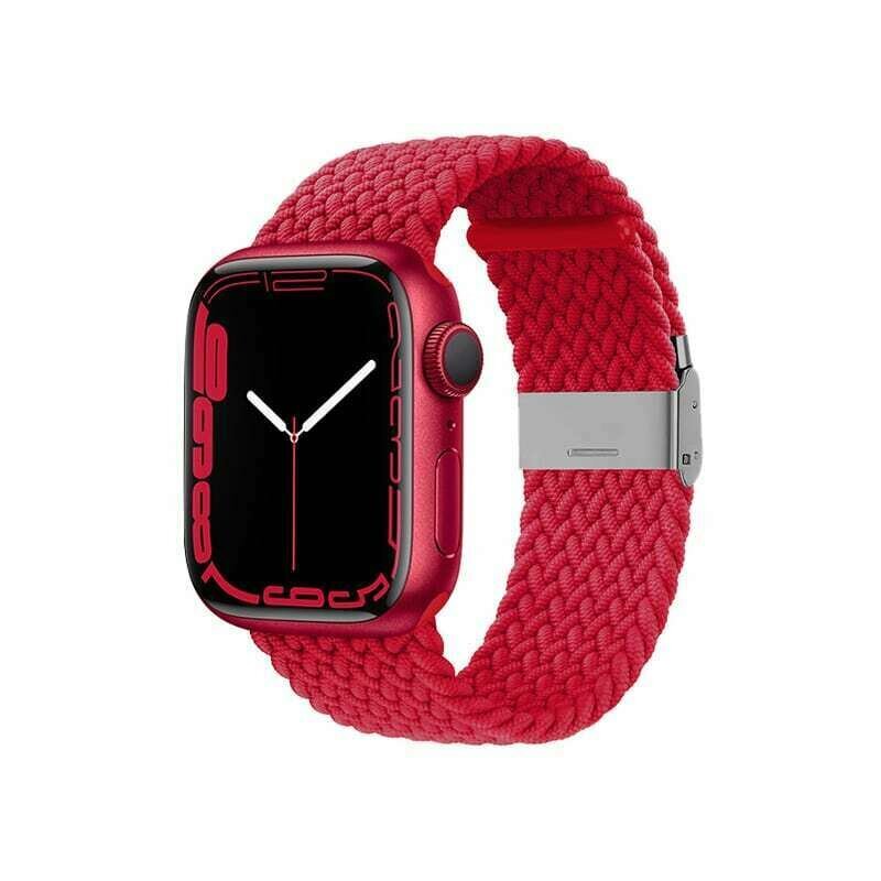 Crong Wave Band Apple Watchile 38/40/41mm, punane hind ja info | Nutikellade aksessuaarid ja tarvikud | hansapost.ee