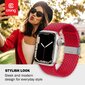 Crong Wave Band Apple Watchile 38/40/41mm, punane цена и информация | Nutikellade aksessuaarid ja tarvikud | hansapost.ee
