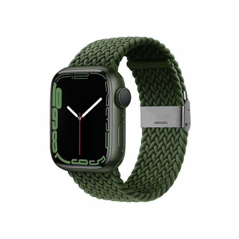 Crong Wave Band Apple Watchile 42/44/45mm, roheline hind ja info | Nutikellade aksessuaarid ja tarvikud | hansapost.ee