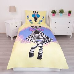 Voodipesukomplekt Zebra 140 x 200 cm + padjapüür 70 x 90 cm hind ja info | Laste voodipesu | hansapost.ee