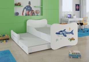 Детская кровать Gonzalo II Sea Animals 160x80см + Матрас цена и информация | Детские кровати | hansapost.ee