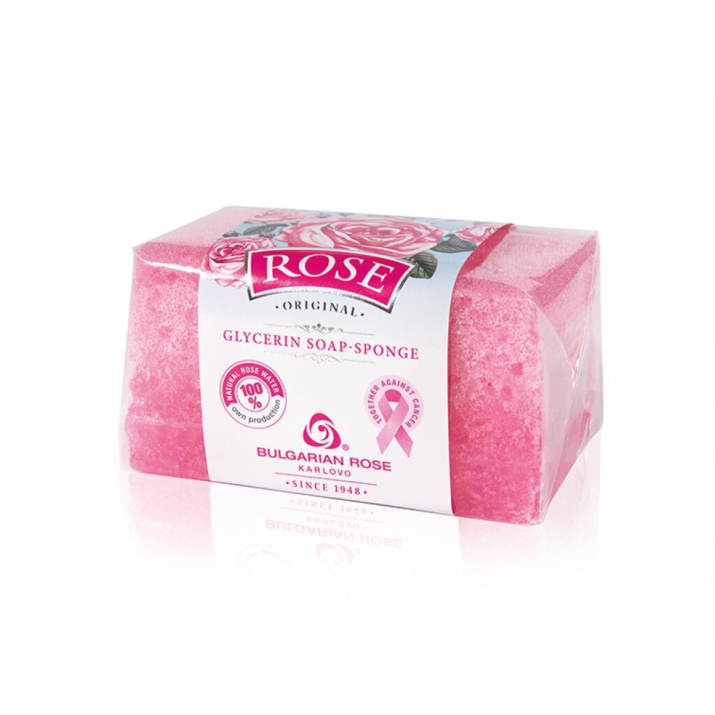 Glütseriiniga seep-käsn Rose Original 2in1, 70 g цена и информация | Seebid | hansapost.ee