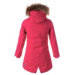 Huppa tüdrukute parka naturaalse karvaga Vivian1 200g 12490120*00063, fuksia цена и информация | Куртки, пальто для девочек | hansapost.ee