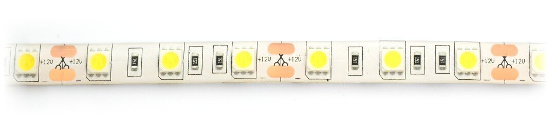 LED-riba SMD5050 IP65 14,4W, 60 LED-i/m, 5m цена и информация | Valgusribad ja LED ribad | hansapost.ee