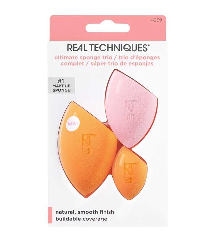 Meigikäsnade komplekt Real Techniques Ultimate Sponge Trio hind ja info | Meigipintslid ja meigikäsnad | hansapost.ee