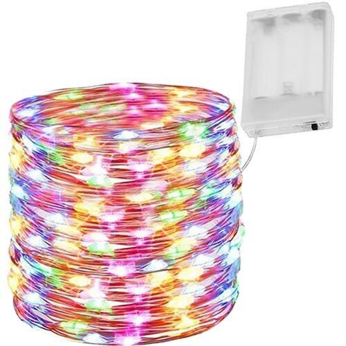 Valguskett 100 LED, värviline hind ja info | Jõulutuled | hansapost.ee