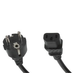 Универсальный сетевой кабель Riff ПК Euro/IEC C13 Стандарт 3-контакта 1.5м цена и информация | Кабели и провода | hansapost.ee