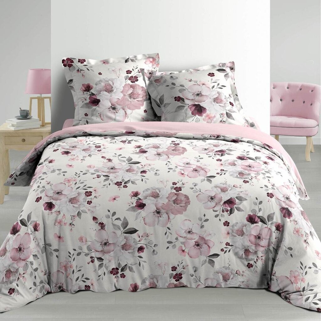 Voodipesukomplekt Velvet Flower, valge, 240 x 220 cm + 2 x padjapüüri 63 x 63 cm цена и информация | Voodipesukomplektid | hansapost.ee