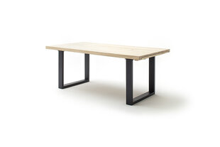 Раскладной стол MC Akcent Dayton, 180 / 280x100 см, светло-коричневый / серый цена и информация | Кухонные и обеденные столы | hansapost.ee