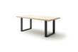 Pikendatav laud MC Akcent Dayton, 220/320x100 cm, helepruun/hall hind ja info | Köögilauad, söögilauad | hansapost.ee