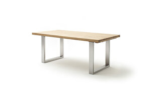 Раскладной стол MC Akcent Dayton, 180/280x100 см, коричневый / серый цена и информация | Кухонные и обеденные столы | hansapost.ee