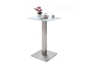Барный столик MC Akcent Zarina 2, белый / серый цена и информация | Кухонные и обеденные столы | hansapost.ee