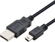 TB AKTBXKU3PBAW18B, USB/mini USB, 1.8 m цена и информация | Juhtmed ja kaablid | hansapost.ee
