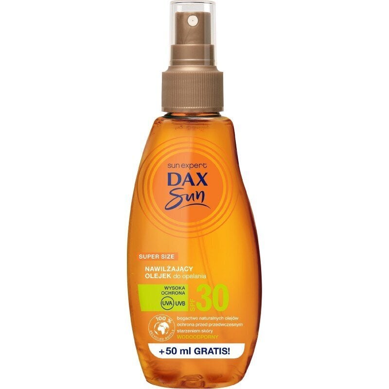 Niisutav päikeseõli Dax Sun SPF30, 200ml hind ja info | Päikesekaitse ja päevitusjärgsed kreemid | hansapost.ee