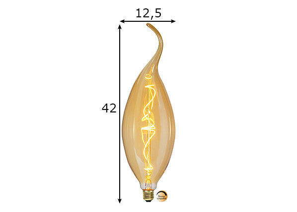 Dekoratiivne LED elektripirn E27, 4,5W цена и информация | Lambipirnid ja LED-pirnid | hansapost.ee