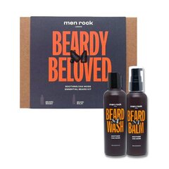 Набор для ухода за бородой Men Rock X-MASS 2022 Oak Moss: шампунь для бороды, 100мл + бальзам для бороды, 100мл цена и информация | Средства для бритья | hansapost.ee