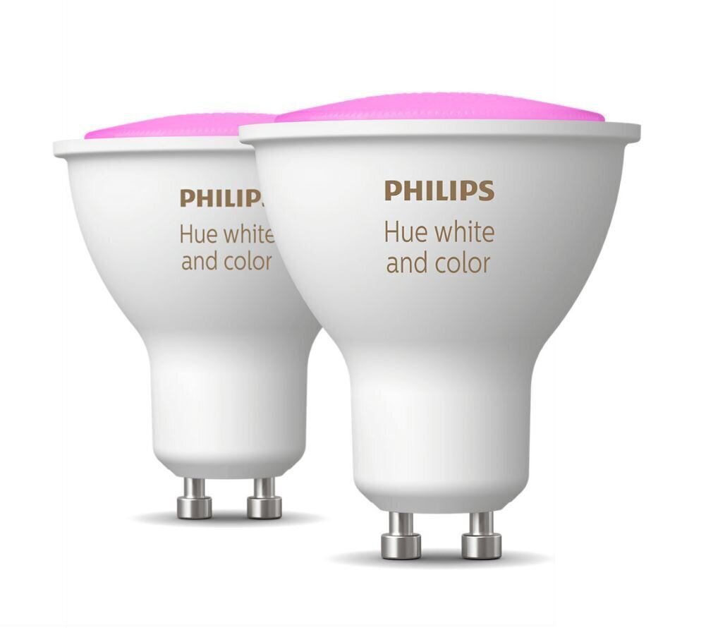 Philips Hue WCA 5.7W 2000-6000K GU10, 2p hind ja info | Lambipirnid ja LED-pirnid | hansapost.ee