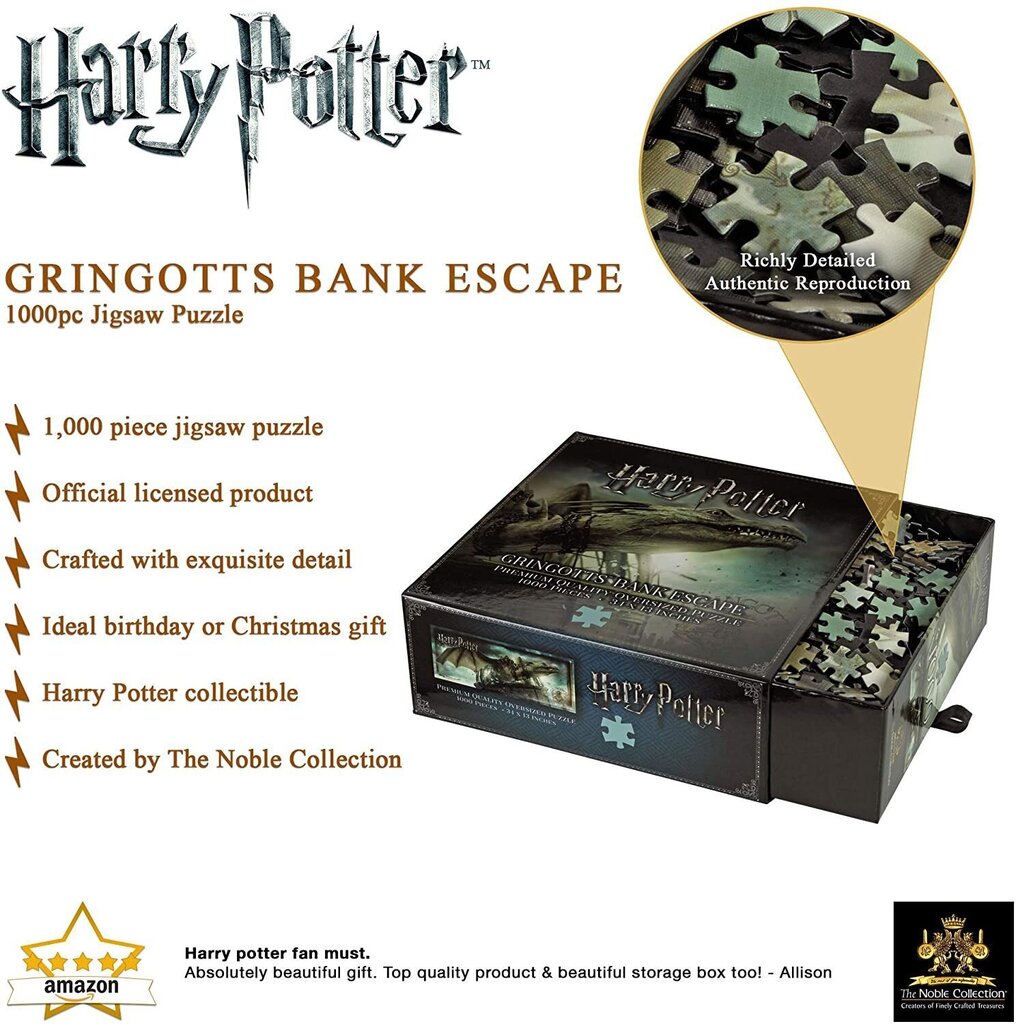 Pusle Harry Potter Gringotts Bank Escape, 1000 tk. hind ja info | Pusled lastele ja täiskasvanutele | hansapost.ee