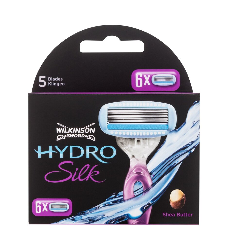 Raseerimisterad naistele Wilkinson Sword Hydro Silk, 6 tk hind ja info | Raseerimisvahendid | hansapost.ee