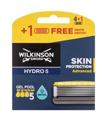 Бритвенные головки Wilkinson Sword Skin Protection Advanced, 5 шт. цена и информация | Средства для бритья и косметика | hansapost.ee