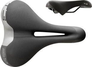 Велосипедное сиденье Selle Italia Touring T 3 Flow S, черного цвета цена и информация | Седла для велосипедов и чехлы на сиденья | hansapost.ee