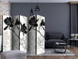 Ruumijaotur - Flowers B&W II [Room Dividers] hind ja info | Sirmid ja vaheseinad | hansapost.ee