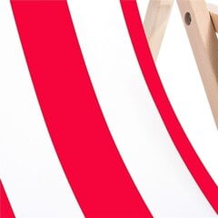 Деревянный шезлонг Oxford Red Ribbons цена и информация | Шезлонги | hansapost.ee