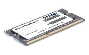 Patriot Mälu DDR3 4 GB / 1600 CL11 1,35 V SODIMM hind ja info | Operatiivmälu | hansapost.ee